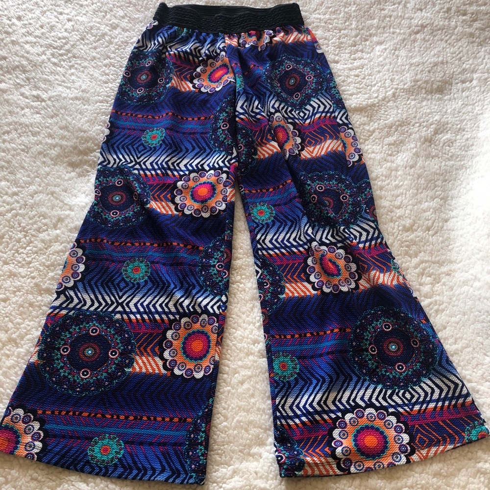 Copper Key Multi Colored Wide Leg Pants